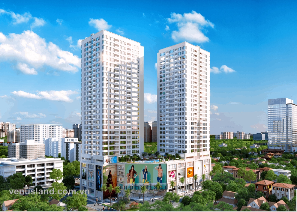 Phối cảnh dự án chung cư DLC Complex Nguyễn Tuân